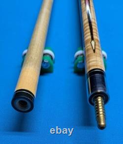 Vintage Dale Perry (DP) custom Cue 1990s Model Radial Joint Billiard Pool stick