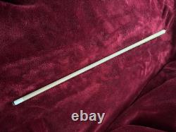 Vintage Eddie Craft Custom Pool Cue 57 18oz, Classic Pearl Inlays