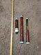 Vintage Golden Shark Line Custom Crafted Pool Cue By Bob & Chet 57.5 Long