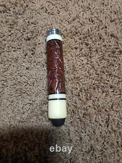Vintage Golden Shark Line Custom Crafted Pool Cue by Bob & Chet 57.5 Long