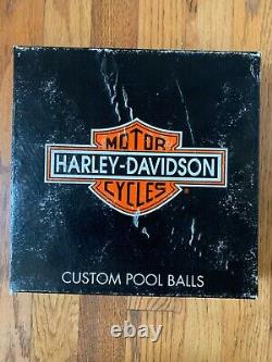 Vintage Harley-Davidson Billiards Pool Balls Set 99524-96Z