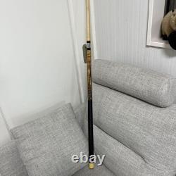 Vintage J. Pechauer Custom Pool Cue Leather Wrap 14T Joint Billiards stick