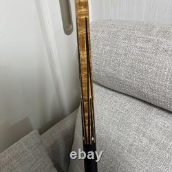 Vintage J. Pechauer Custom Pool Cue Leather Wrap 14T Joint Billiards stick