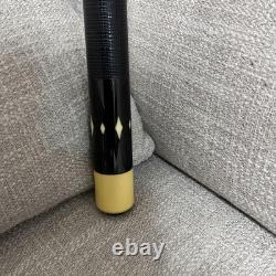 Vintage J. Pechauer Custom Pool Cue Leather Wrap 14T Joint Billiards stick
