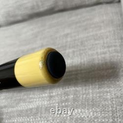 Vintage J. Pechauer Custom Pool Cue Leather Wrap 14T Joint Billiards stick