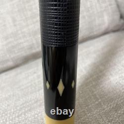 Vintage J. Pechauer Custom Pool Cue Leather Wrap 14T Joint Billiards stick