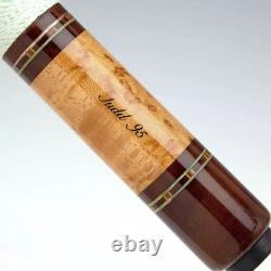 Vintage Judd Custom Cue 2 Shafts Birdseye Maple Billiards Pool stick