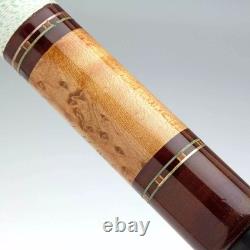 Vintage Judd Custom Cue 2 Shafts Birdseye Maple Billiards Pool stick