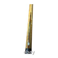 Vintage Tad Style Custom Pool Cue 4-Point Birdseye Maple MOP Inlay Shaft