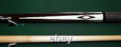 Vintage Viscotti Pool Cue Ebony/verm, Billiards Custom Adam/ helmstetter/made