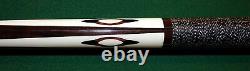 Vintage Viscotti Pool Cue Ebony/verm, Billiards Custom Adam/ helmstetter/made