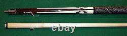 Vintage Viscotti Pool Cue Ebony/verm, Billiards Custom Adam/ helmstetter/made