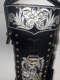 Volturi Custom Hornback Croc Black 4x8 Hard Pool Cue Case