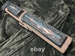 Volturi Custom Pool Case 4x8 Genuine Leather with Backpack Straps