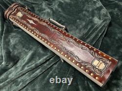 Volturi Custom Pool Case 4x8 Genuine Leather with Backpack Straps