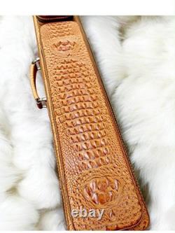 Volturi Custom Soft Pool Case 4x8 Genuine Leather with Backpack Straps. Carmel