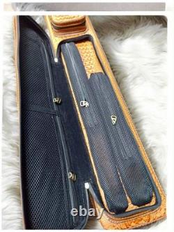 Volturi Custom Soft Pool Case 4x8 Genuine Leather with Backpack Straps. Carmel