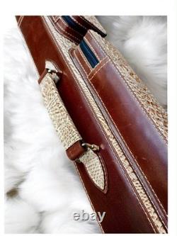 Volturi Custom Soft Pool Case 4x8 Genuine Leather with Backpack Straps. Expresso