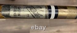 Vtg HUSTLER 2 pc Custom Design Solid Wood Pool Cue w MOP Inlay