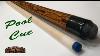 Woodturning Bocote And Maple Pool Cue Carl Jacobson