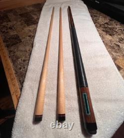 Woodworth custom pool cue with 2 shafts