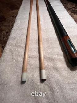 Woodworth custom pool cue with 2 shafts