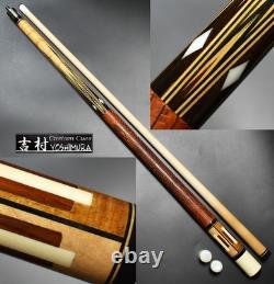 YOSHIMURA Custom Cue standard shaft Lizard Grip Billiards Pool stick Made Japan